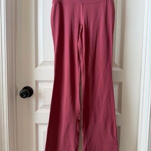 Athleta Girl Dark Pink Flare Leggings